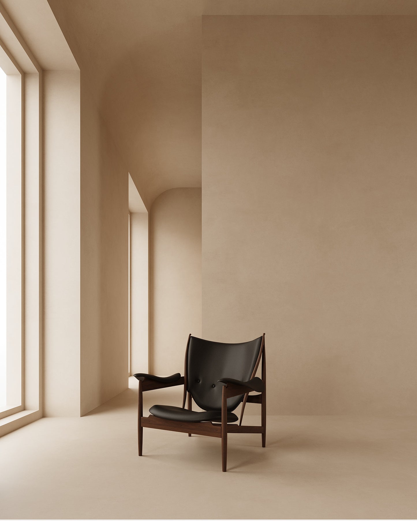 Throne Armchair, Leather