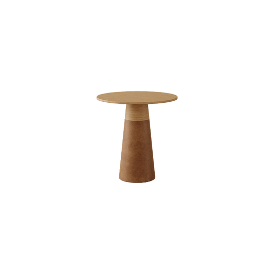 Manami Side Table, White Oak Wood