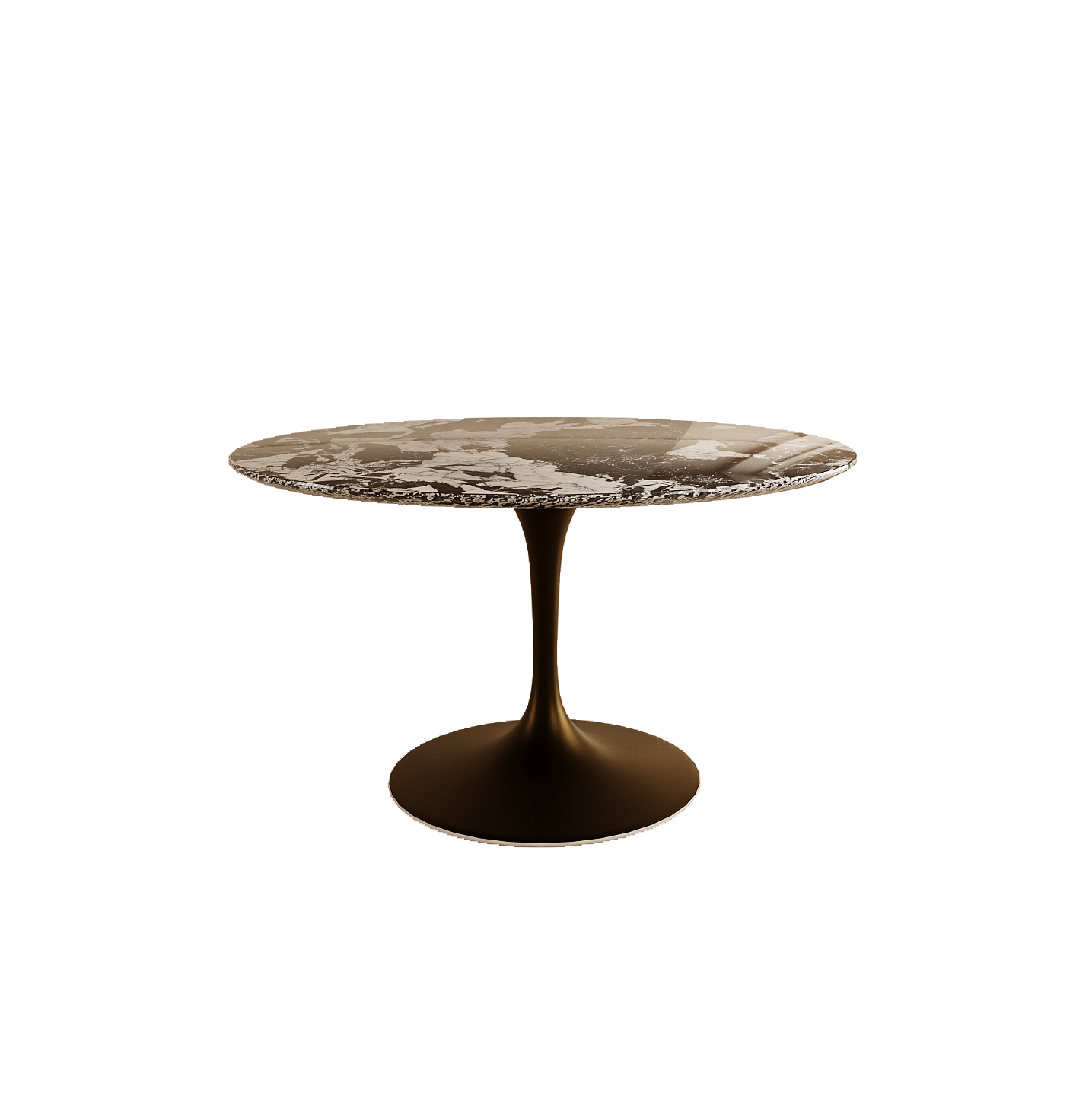 Medusa Dinning Table, Black Porcelain Marble