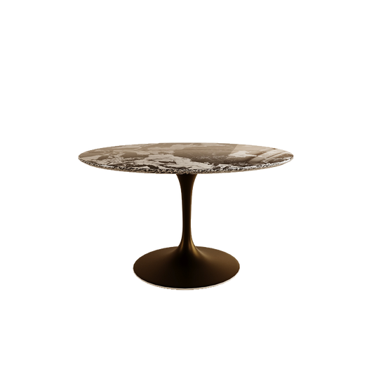 Medusa Dinning Table, Black Porcelain Marble