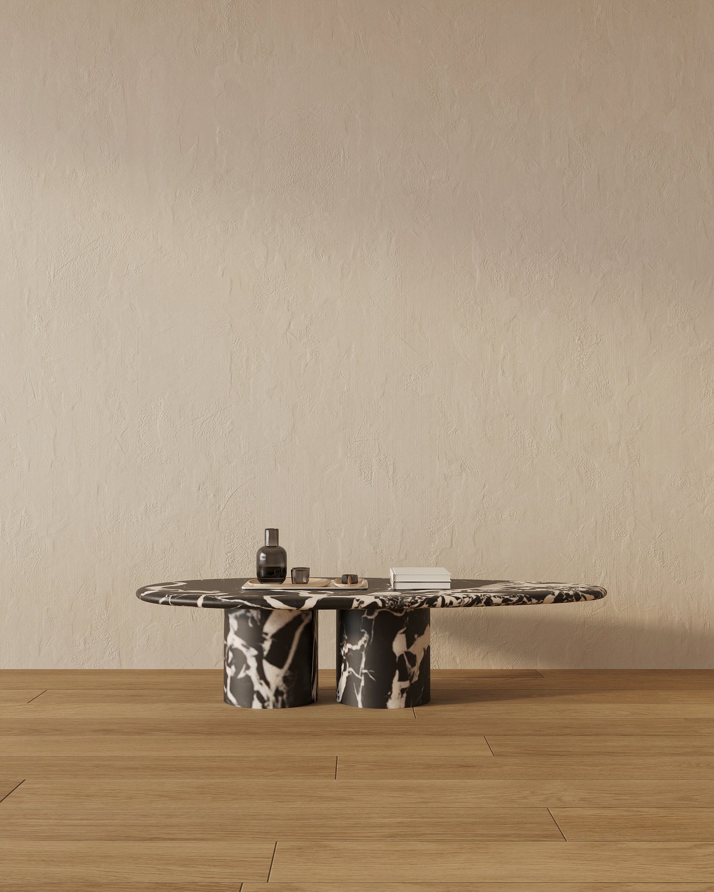 Elowen Coffee Table, Travertine Limestone