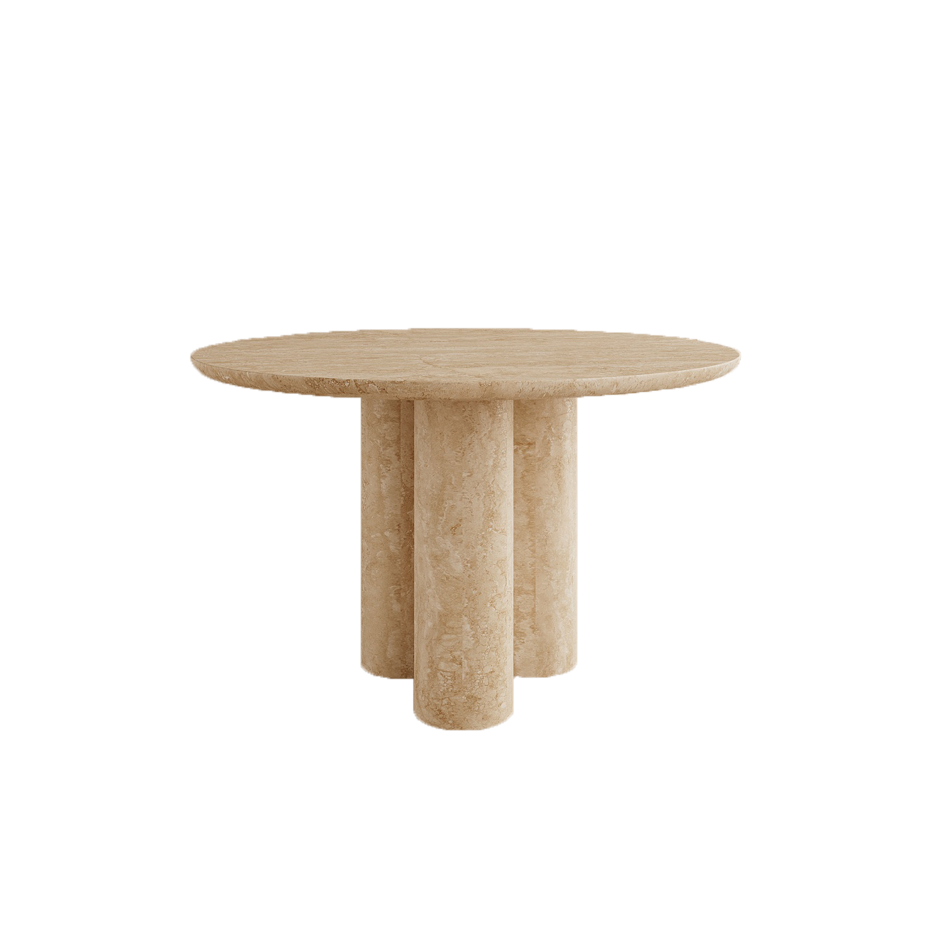 Mojave Dinning Table, Travertine Limestone