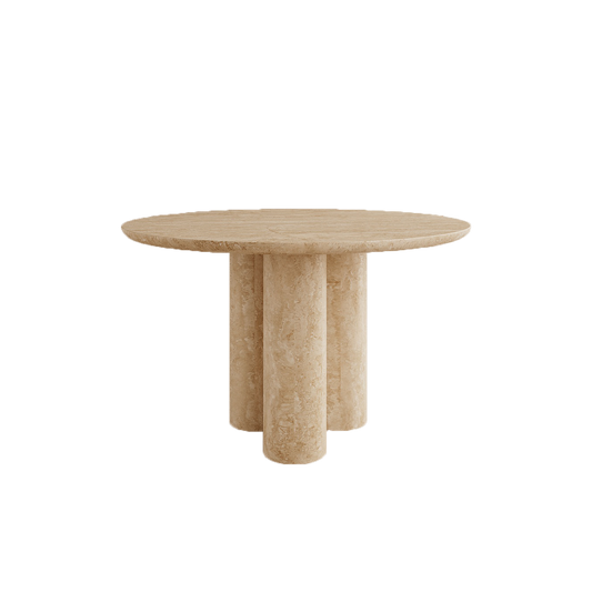 Mojave Dinning Table, Travertine Limestone