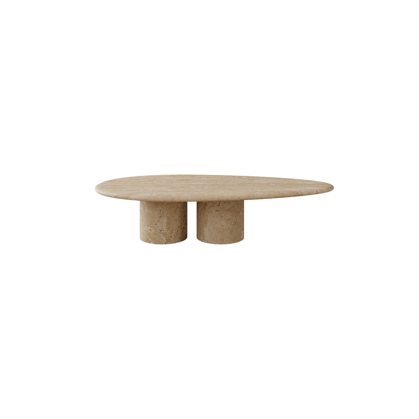 Elowen Coffee Table, Travertine Limestone