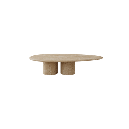 Elowen Coffee Table, Travertine Limestone