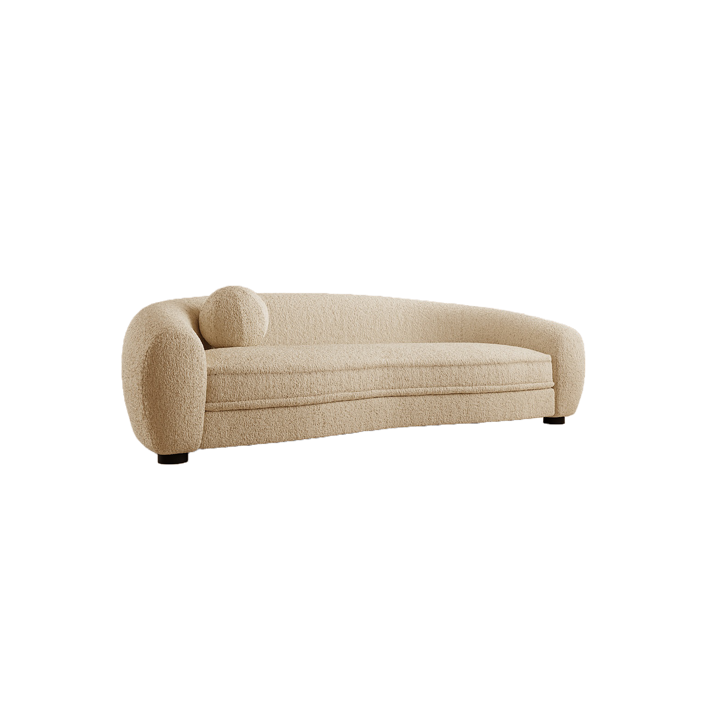 Polar Bear Curved Sofa