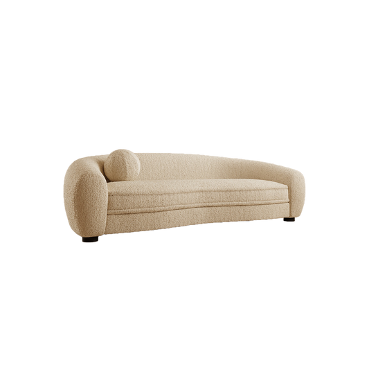 Polar Bear Curved Sofa