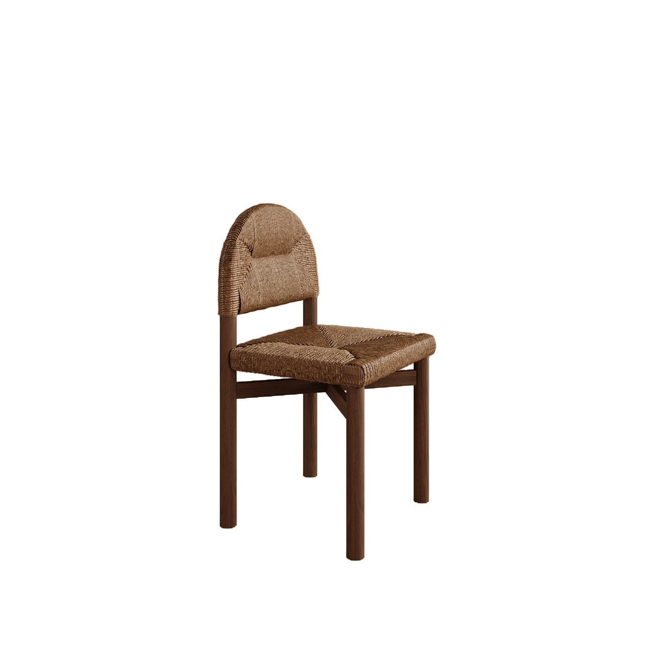 Hestia Dining Chair, Woven Rattan