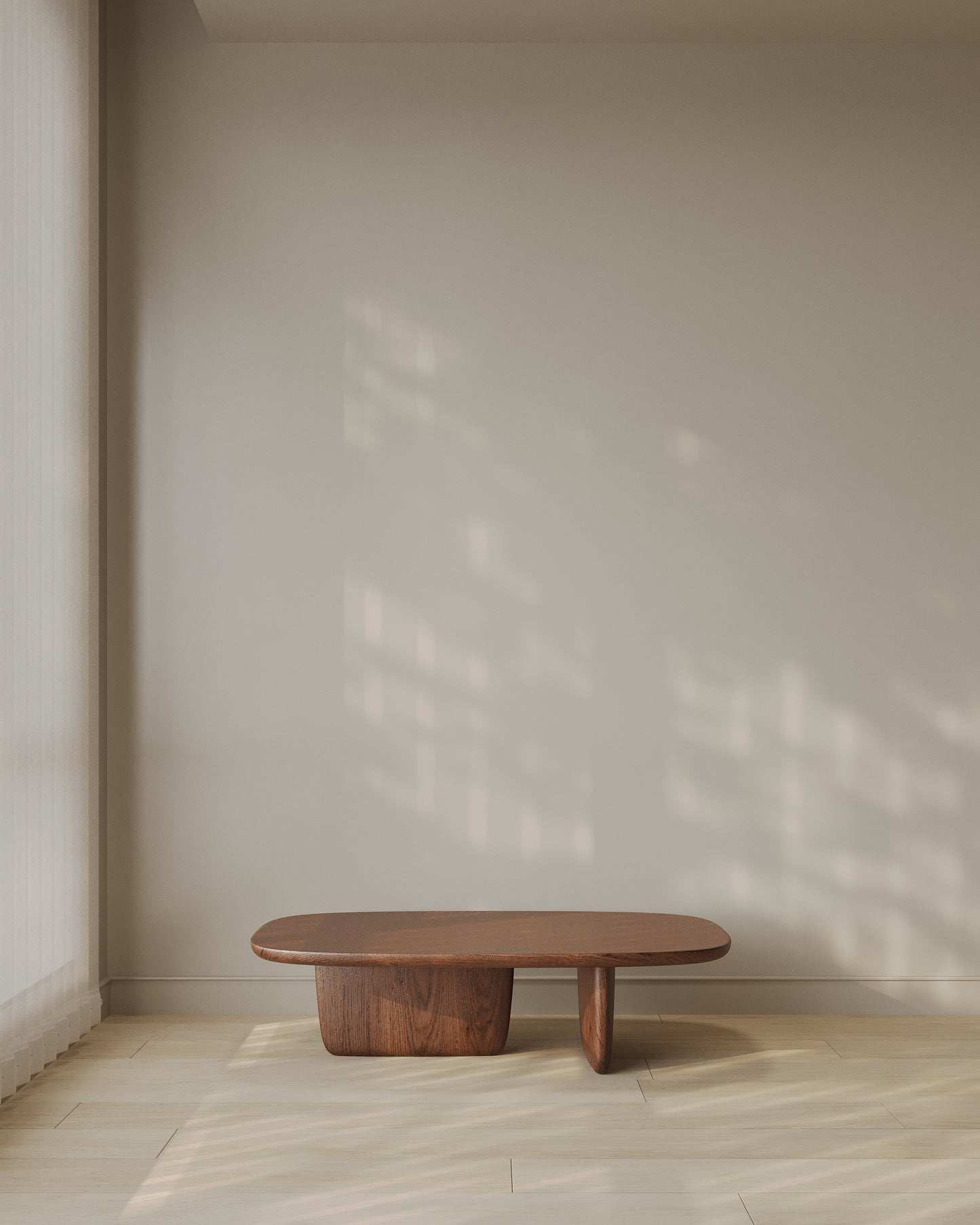 Lucian Coffee Table, Black Walnut Wood